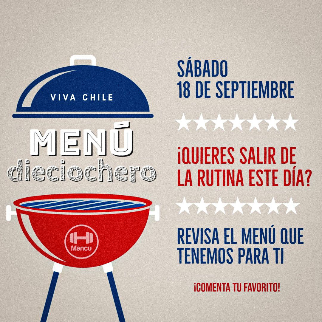 MENU DIECIOCHERO MANCU
