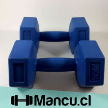 Cargar imagen en el visor de la galería, mancuerna pvc de 2 kg
