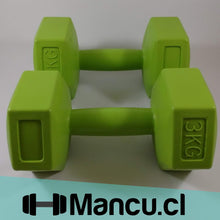 Cargar imagen en el visor de la galería, mancuerna pvc 3 kg
